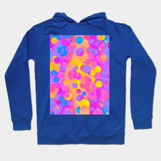 Colorful Bubbly Pattern Hoodie